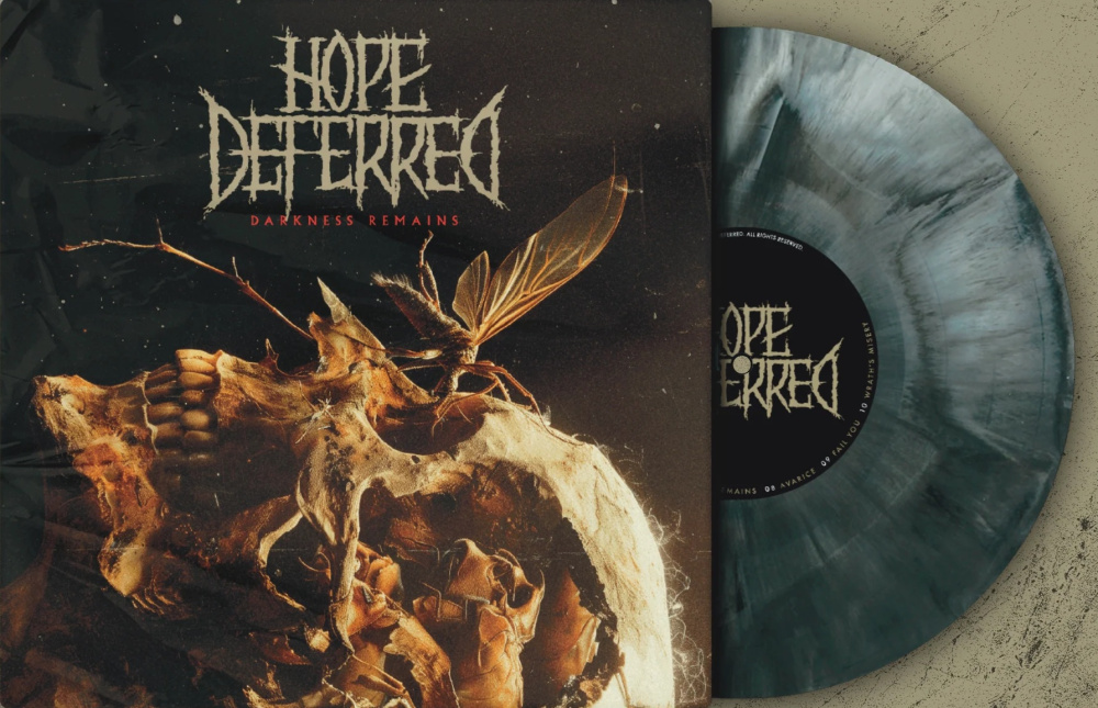 HOPE DEFERRED: Darkness Remains LP/gravestone vinyl - NORDIC MISSION