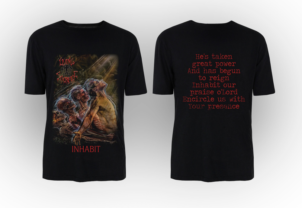 LIVING SACRIFICE: Inhabit T-SHIRT - NORDIC MISSION